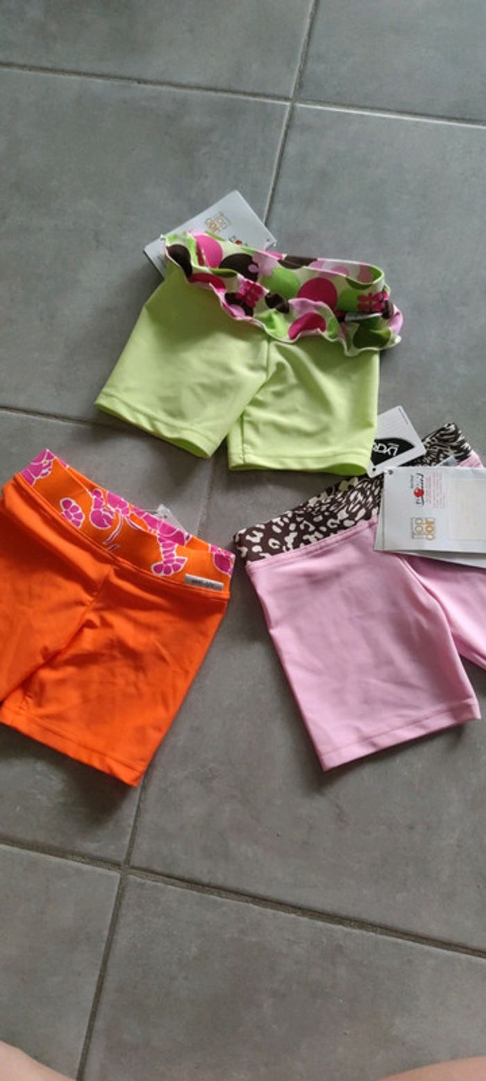Lot 3 short anti UV Mayoparasol 12/18 mois