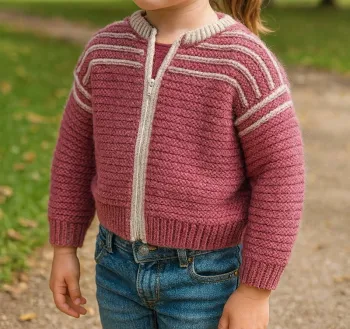 Joli gilet fait main taille 5 ans