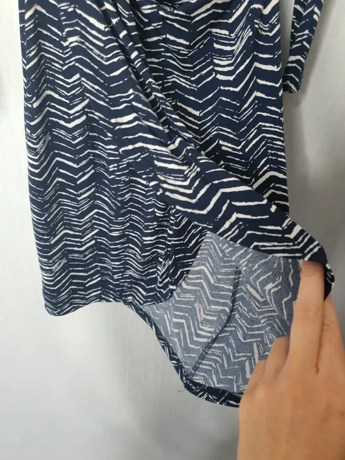 Robe bleu à motifs - photo numéro 5