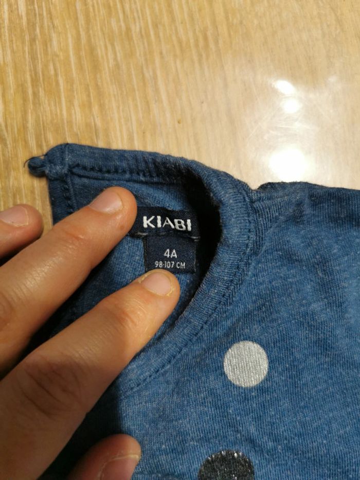 Tee-shirt manche longue 4ans kiabi - photo numéro 2