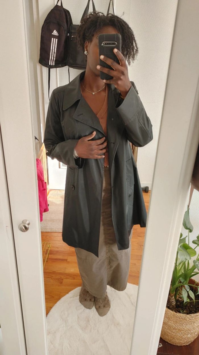 Manteau trench imperméable taille 38 40 M - photo numéro 10