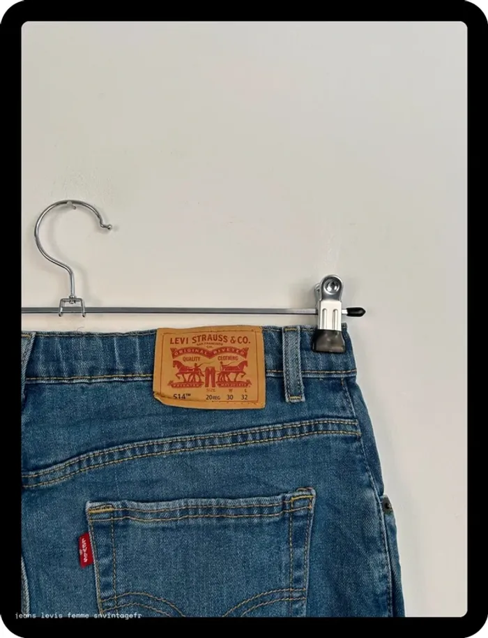 Jean Levi's Homme Bleu | 514 Performance Straight | Taille W30 L32 | Très Bon État | BP70 - photo numéro 3