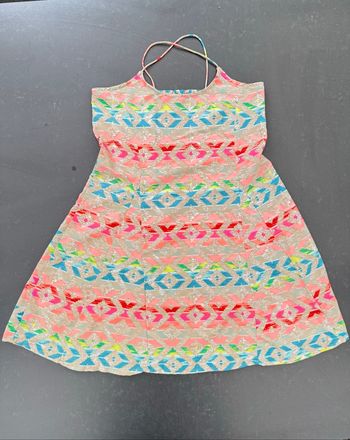 Robe bretelles croisées
