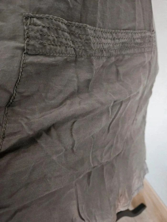 Robe d'été sans manche kaki Naf Naf taille 38 - photo numéro 5