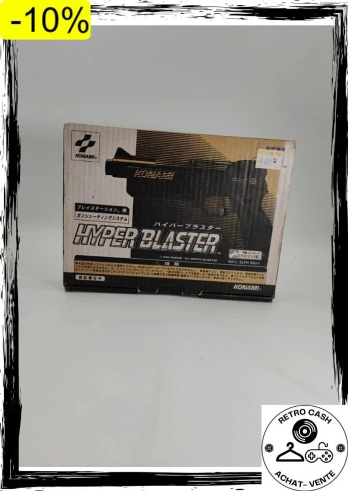 ps1 Hyper Blaster Light Gun Controller Konami slph-00014 crt ntsc-J Game Japan - photo numéro 2
