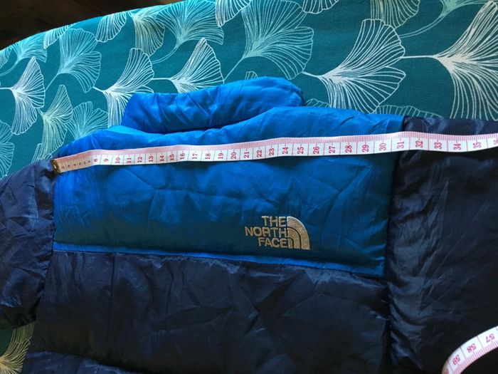 Doudoune enfant The North Face bleu marine taille 12-18 mois 070 - photo numéro 8