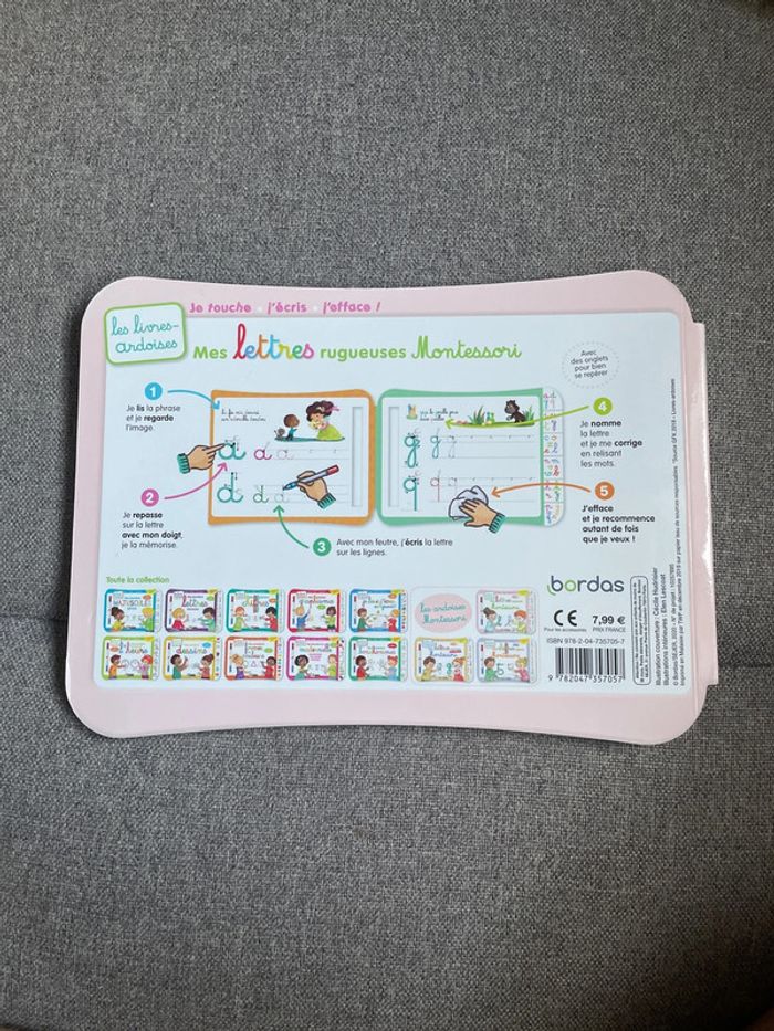 Mes lettres rugueuses Montessori - photo numéro 2