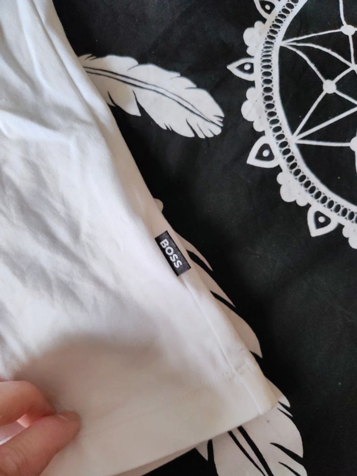 T-shirt boss blanc - photo numéro 6