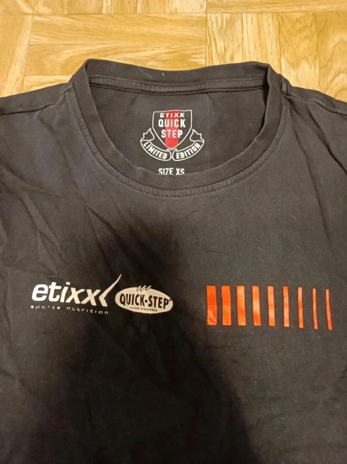 T-shirt homme taille XS Etixx Quick step en très état édition limitée - photo numéro 2