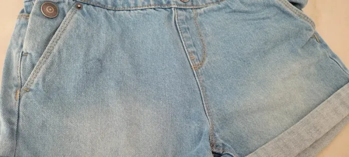 Salopette short en jean Kiabi - photo numéro 2