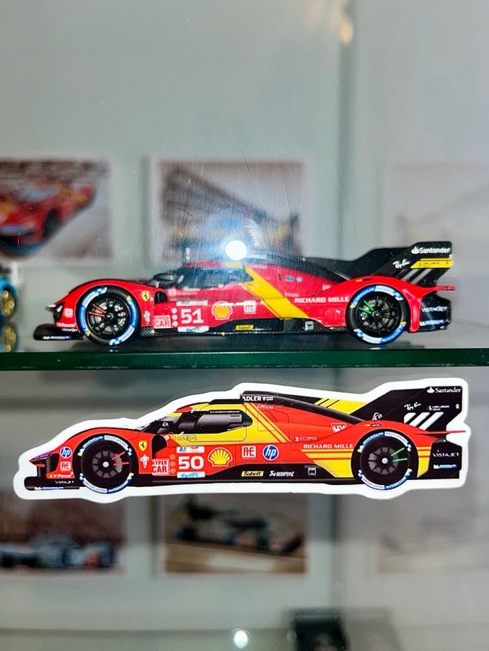 Autocollant Ferrari 499P Le Mans 2024 Winner - photo numéro 2