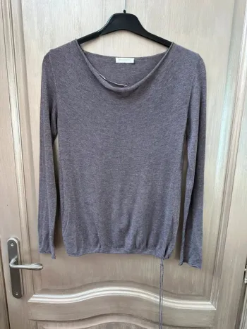 Pull fin Promod marron taille M