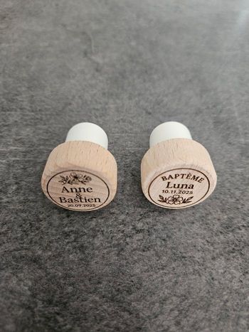 Bouchons  bois pour cadeaux