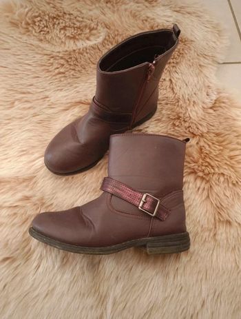 Bottines prune in extenso taille 35