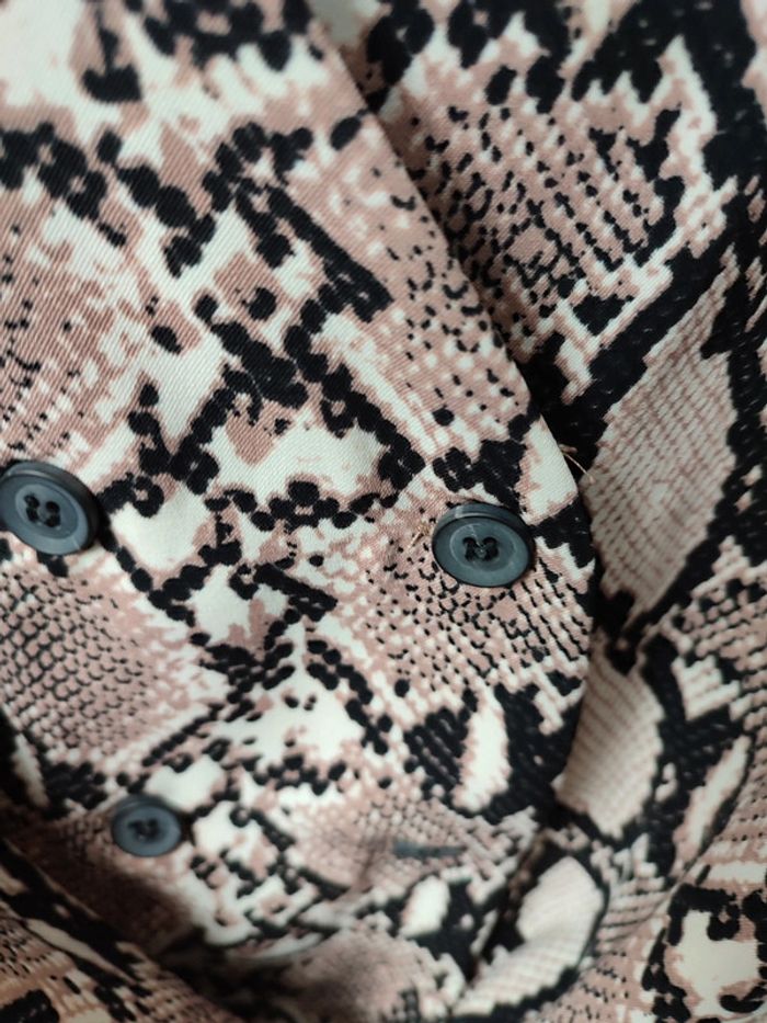 Top oversize fluide imprimé python - photo numéro 7