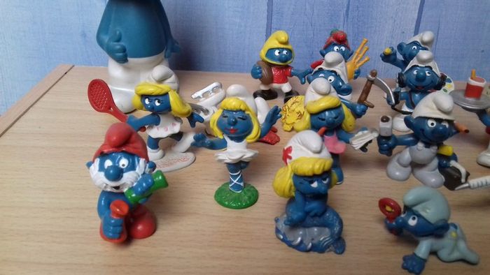 Schtroumpfs en pvc - photo numéro 3