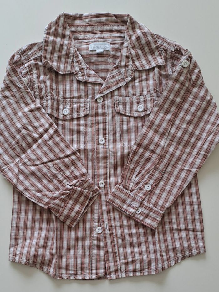 Chemise manches longues garçon Kimbaloo 3 ans