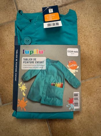 Tablier de peinture enfant