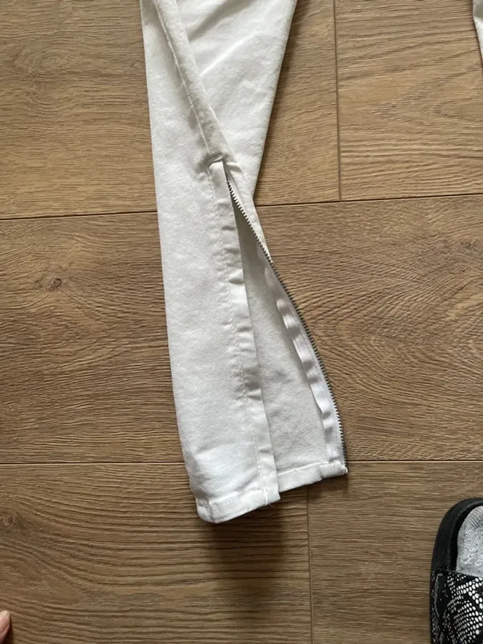 Pantalon blanc Zara taille 34 - photo numéro 6