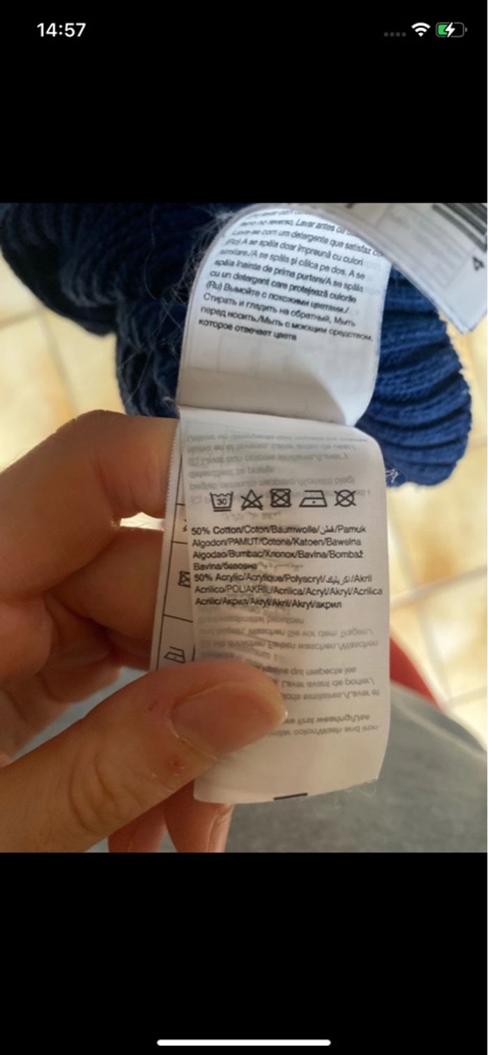 Pull bleu - photo numéro 5