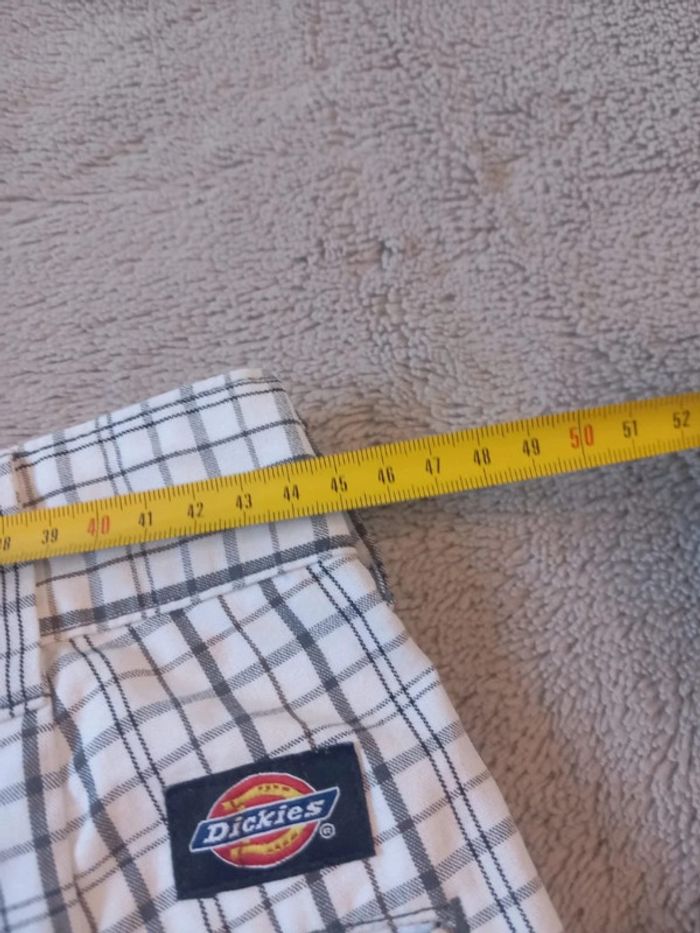 Short Oversized Dickies Vintage Blanc à carreaux (n°13) - photo numéro 6