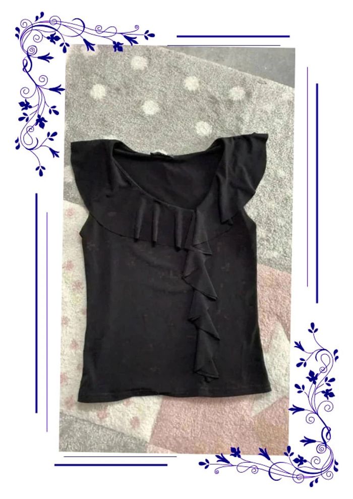 Magnifique blouse noire TU comme neuve