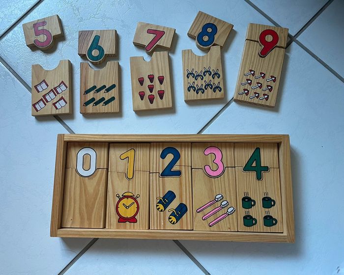 Puzzle en bois pour apprendre à compter - photo numéro 2