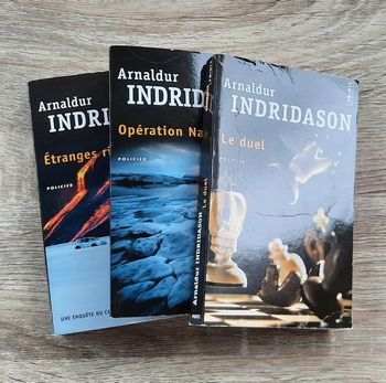 Lot de 3 policiers Arnaldur Indridason