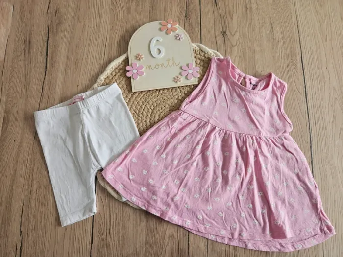 Ensemble robe +leggins 6 mois