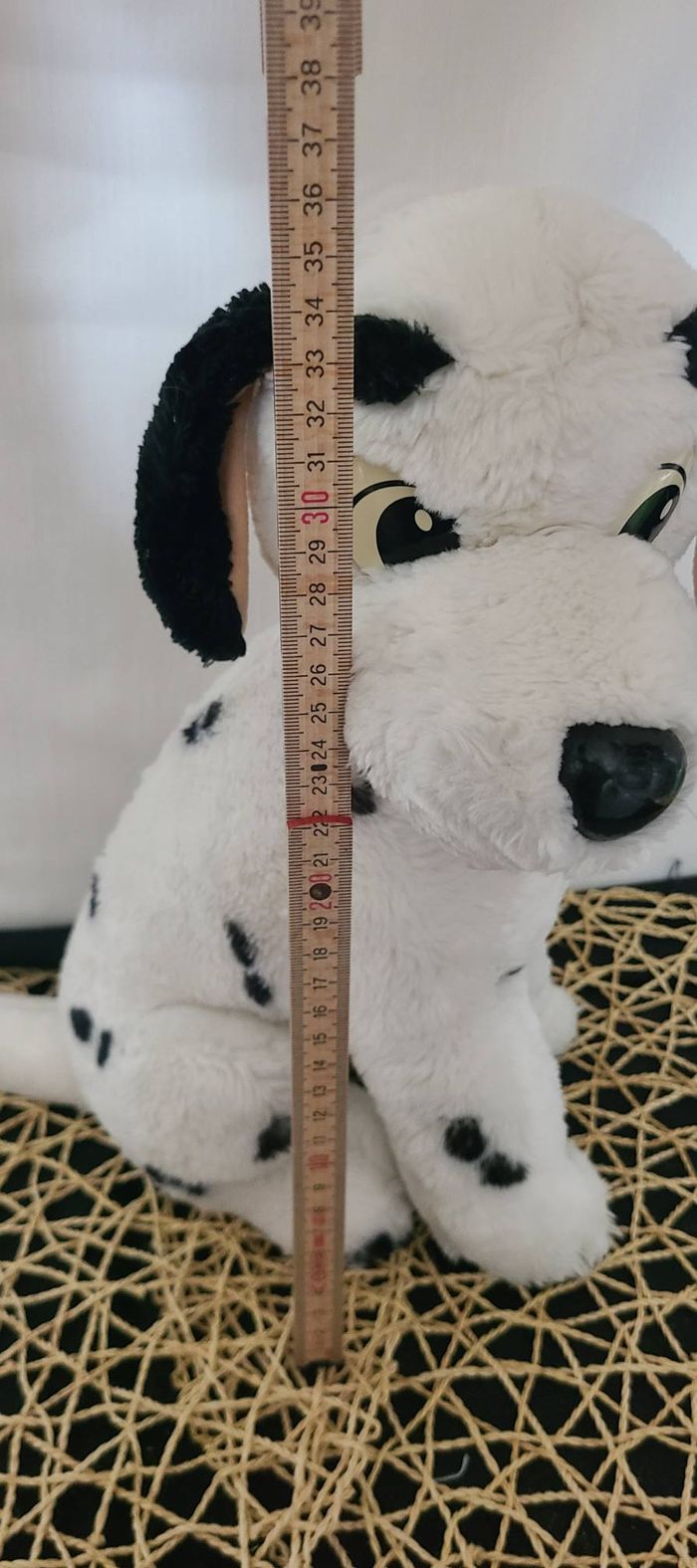 peluche les 101 dalmatiens disney vintage 94 doudou chien - photo numéro 2