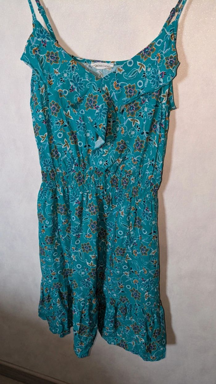 Robe été verte motifs - photo numéro 2