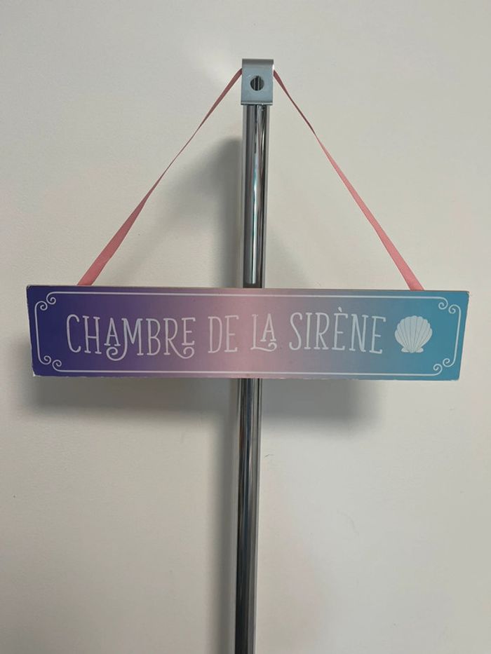 Pancarte chambre fille sirène