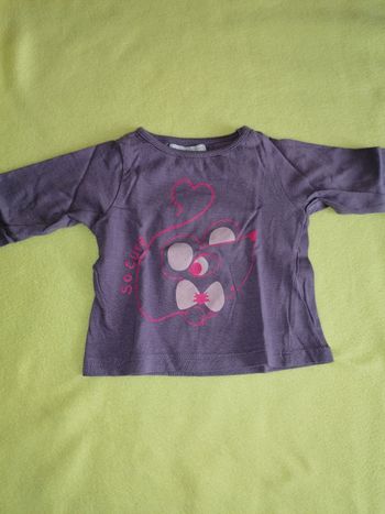 T-shirt manches longues 3 mois