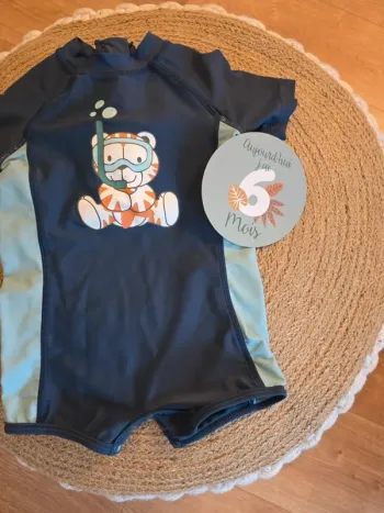 Maillot de bain combinaison 6 mois