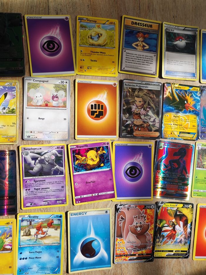 Lot de 40 cartes Pokémon lot numéro 10 - photo numéro 3