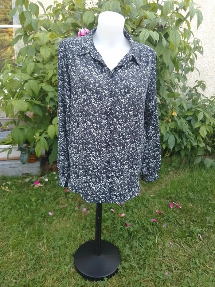 Chemisier fluide taille 44 - Gémo - 100% polyester