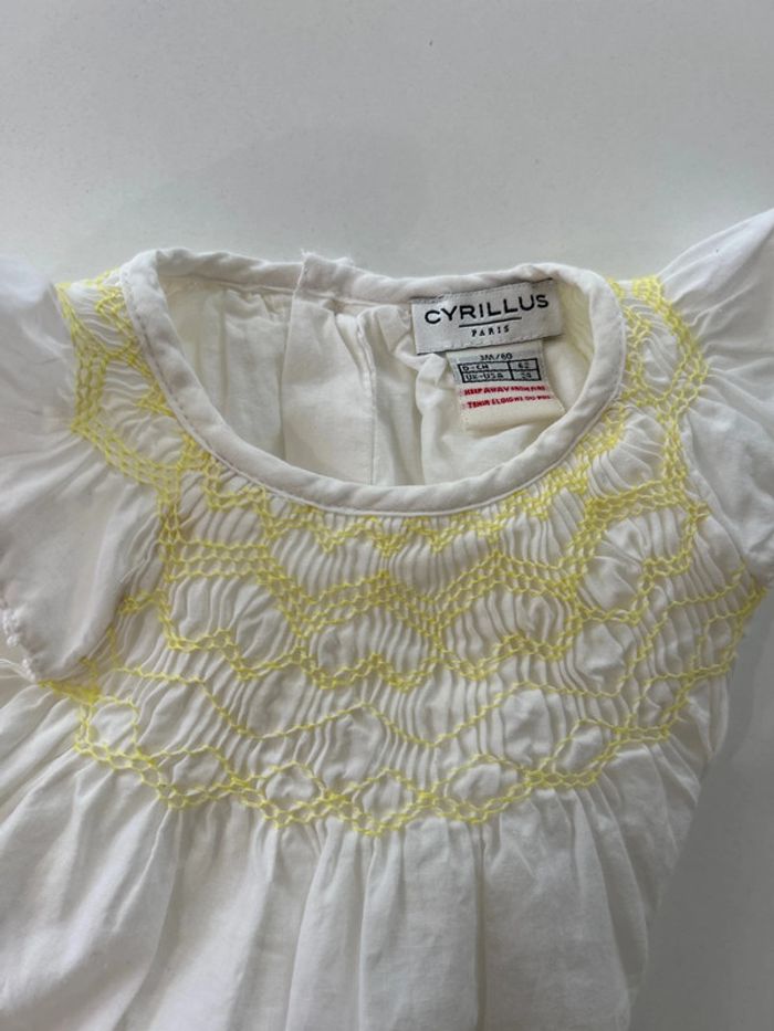 Ensemble robe et bloomer Cyrillus 3 mois - photo numéro 6