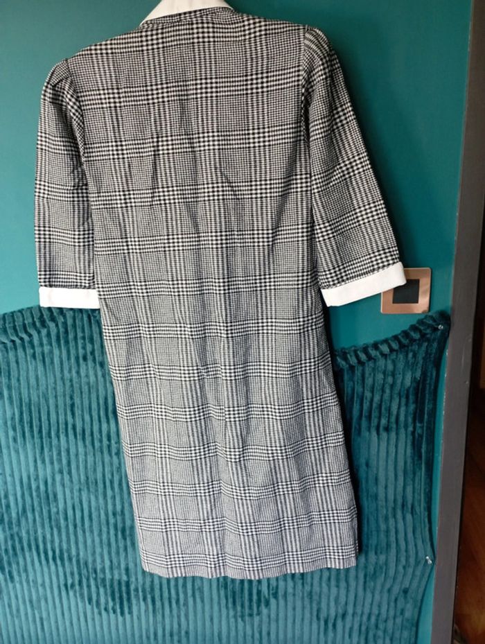 Robe portefeuille tissu chaud prince-de-Galles - photo numéro 4