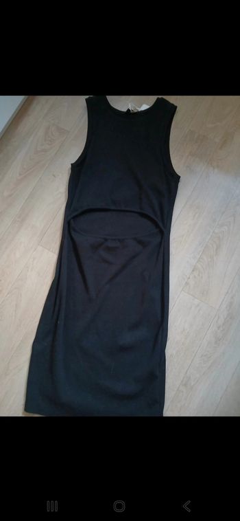 Robe courte ouverte moulante