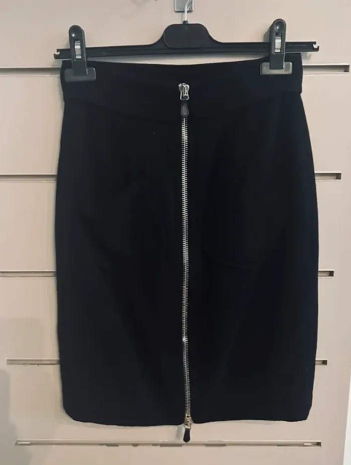 Paule ka jupe noire en laine vierge , femme, taille 36
