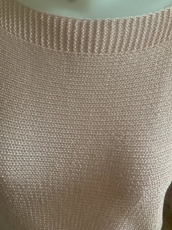 Pull maille fine rose taille 38-40 - photo numéro 4