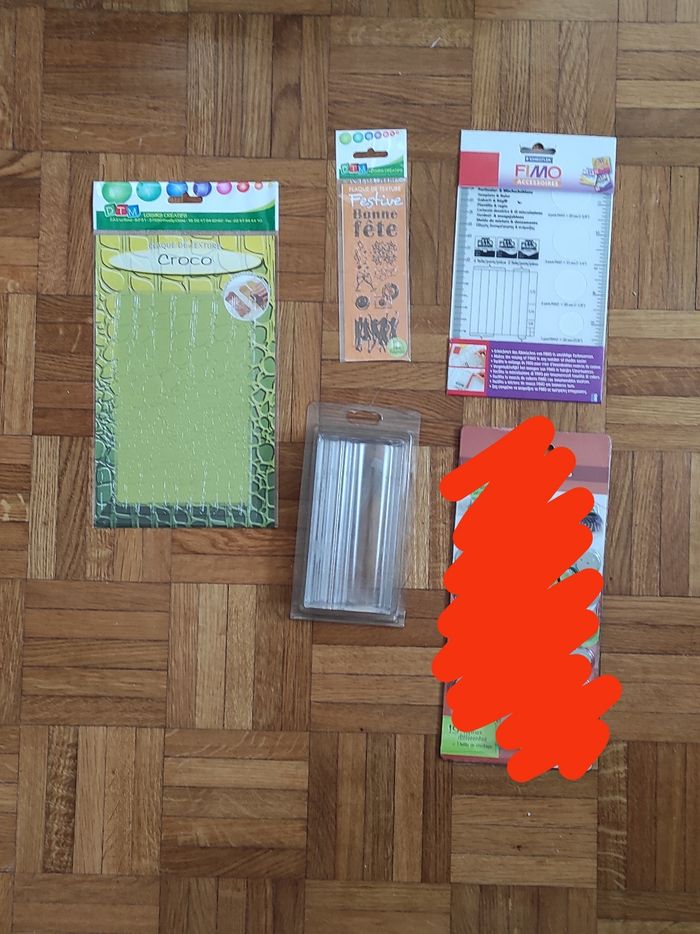 Lot accessoires pour pâte Fimo