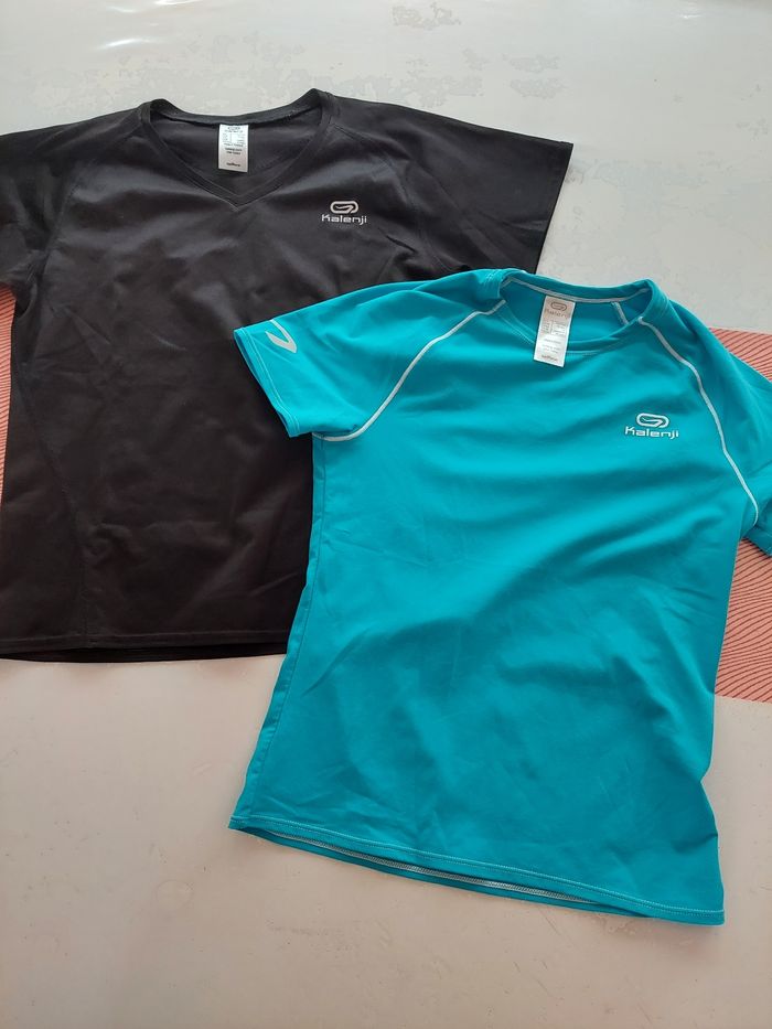 lot 2 maillot tee-shirts running sport - photo numéro 2