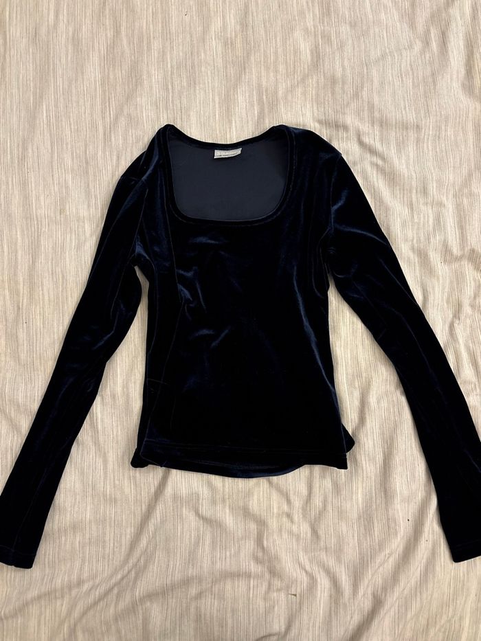 Haut vintage velours y2k