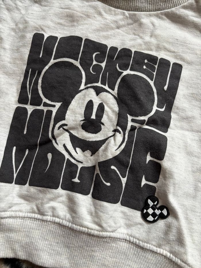 Sweat fin gris Mickey DISNEY t.12m - photo numéro 3