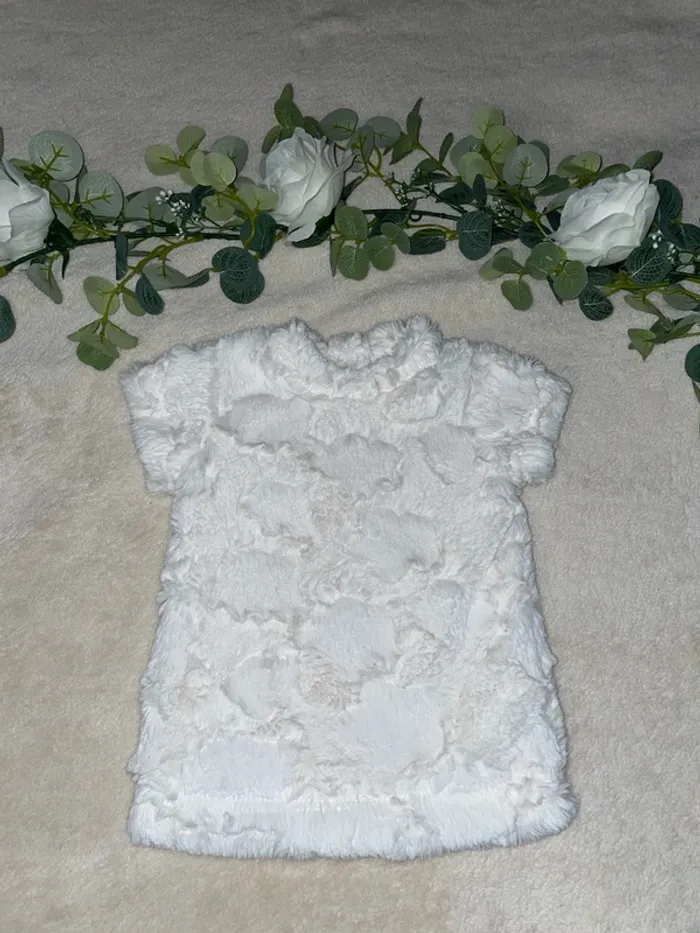 Robe fausse fourrure 3 mois