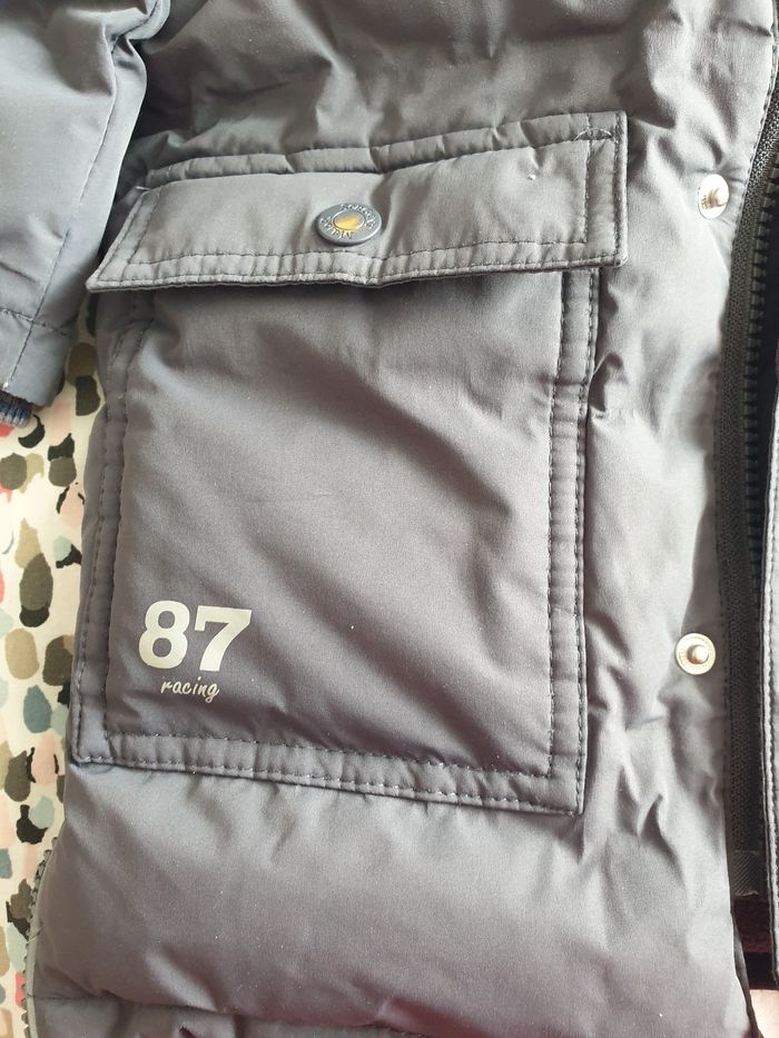 Manteau long doublé polaire 4 ans sergent major - photo numéro 3