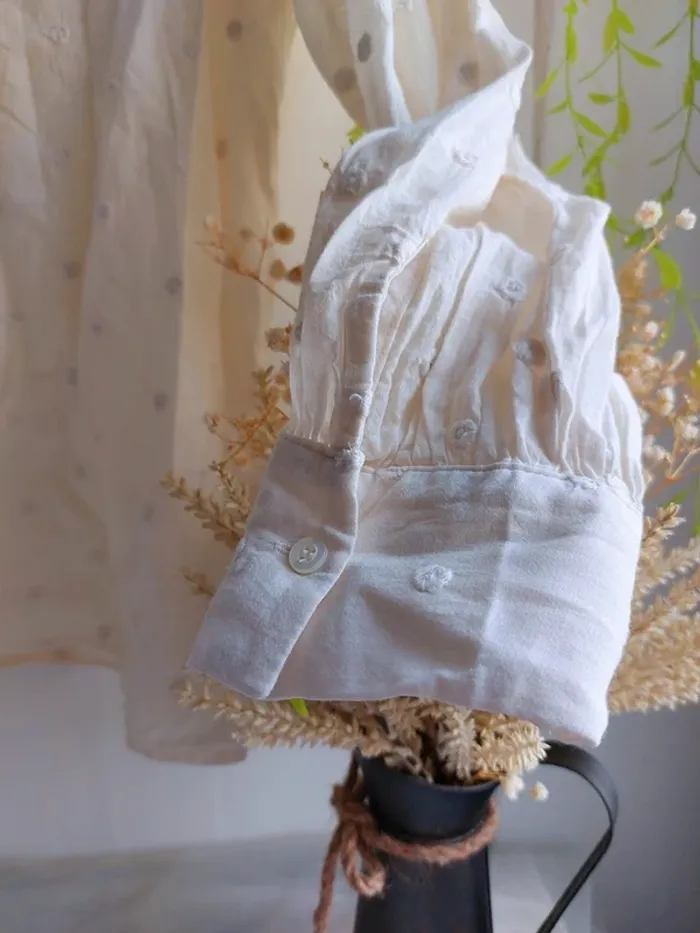 Chemise MNG – M – Crème – État : Excellent - photo numéro 4