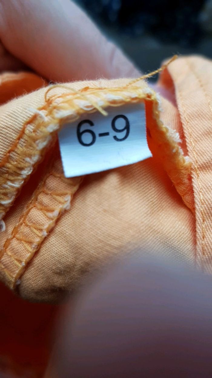 Salopette short fin été taille 6/9mois - photo numéro 6