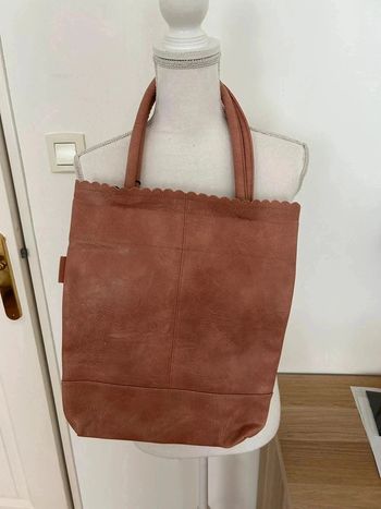 Sac vieux rose beagles